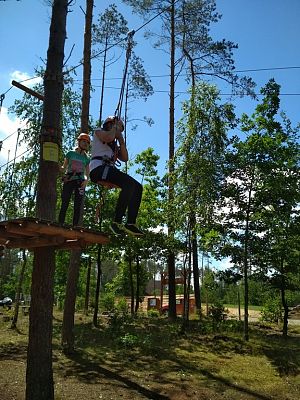 Grafika #14: Wycieczka klasy VII do parku linowego.