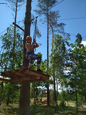 Grafika #17: Wycieczka klasy VII do parku linowego.