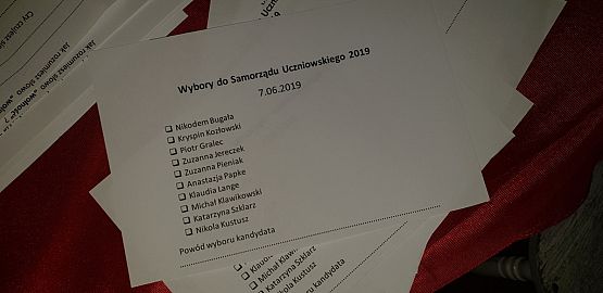 Grafika #4: WYBORY DO SAMORZĄDU UCZNIOWSKIEGO
