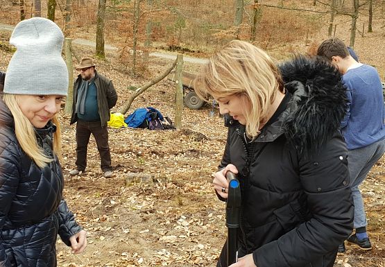 Grafika #5: WIOSENNA AKCJA SADZENIA LASU NA TERENIE LEŚNICTWA LEŚNICE