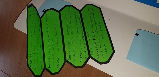 Grafika #5: Lapbook - czyli książka na kolana. Ciekawe podsumowanie omawianej lektury.