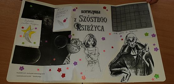 Grafika #8: Lapbook - czyli książka na kolana. Ciekawe podsumowanie omawianej lektury.