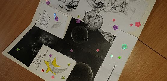 Grafika #9: Lapbook - czyli książka na kolana. Ciekawe podsumowanie omawianej lektury.