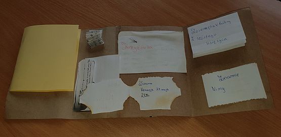 Grafika #11: Lapbook - czyli książka na kolana. Ciekawe podsumowanie omawianej lektury.