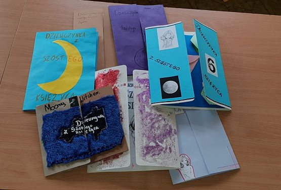 Grafika #0: Lapbook - czyli książka na kolana. Ciekawe podsumowanie omawianej lektury.