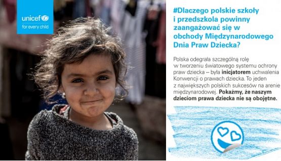 Grafika #3: Międzynarodowy Dzień Praw Dziecka z UNICEF #GOBLUE