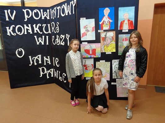 Grafika #2: IV Powiatowy Konkurs Wiedzy o Janie Pawle II
