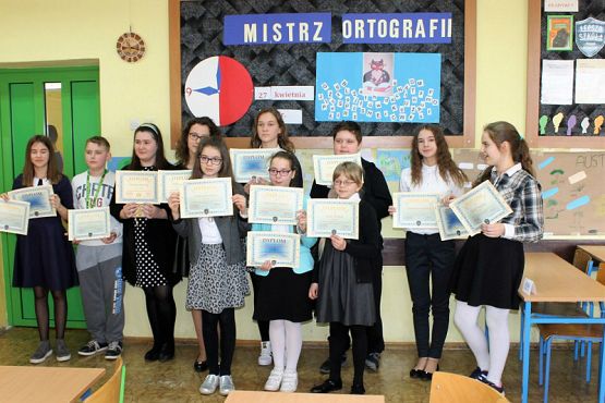 Grafika #2: GMINNY KONKURS ORTOGRAFICZNY "MISTRZ ORTOGRAFII"