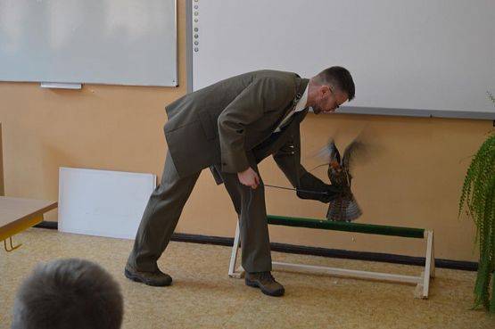 Grafika #8: Spotkanie z Leśnikiem - sokolnikiem