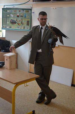 Grafika #9: Spotkanie z Leśnikiem - sokolnikiem