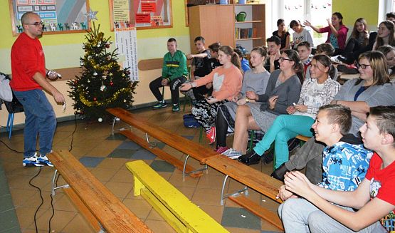 Grafika #7: Realizacja programu "Hip-hop w resocjalizacji" w naszym Gimnazjum.