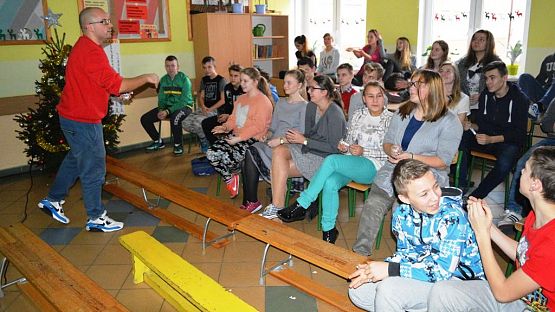 Grafika #9: Realizacja programu "Hip-hop w resocjalizacji" w naszym Gimnazjum.