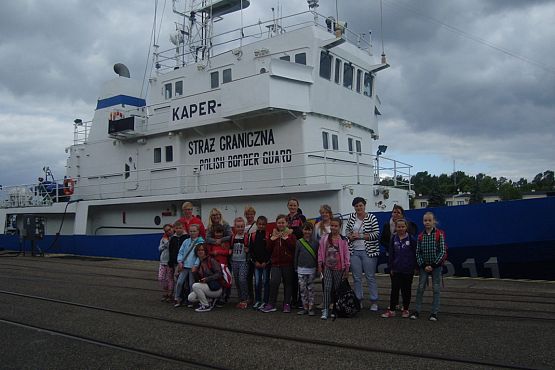 Grafika #10: Wycieczka klasy IV do Straży Granicznej w Gdańsku-Westerplatte