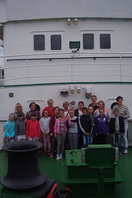 Grafika #13: Wycieczka klasy IV do Straży Granicznej w Gdańsku-Westerplatte