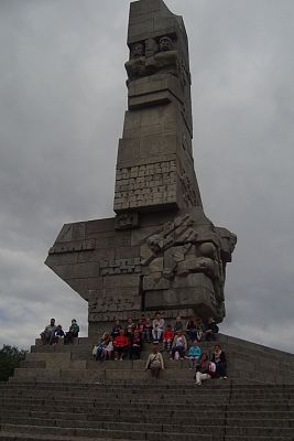 Grafika #14: Wycieczka klasy IV do Straży Granicznej w Gdańsku-Westerplatte