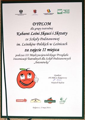 Grafika #2: Konkurs teatralny "Antonówka 2016"