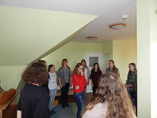 Grafika #1: Warsztaty literackie w Bibliotece Miejskiej w Lęborku.