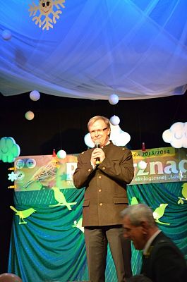 Grafika #6: Finał Regionalny w Człuchowie Ogólnopolskiego Programu Ekologicznego Ożywić Pola 2013/2014-Rok trznadla pod patronatem Polskiego Związku Łowieckiego i miesięcznika Łowiec Polski- 4 marzec 2015r.