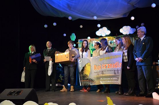 Grafika #9: Finał Regionalny w Człuchowie Ogólnopolskiego Programu Ekologicznego Ożywić Pola 2013/2014-Rok trznadla pod patronatem Polskiego Związku Łowieckiego i miesięcznika Łowiec Polski- 4 marzec 2015r.