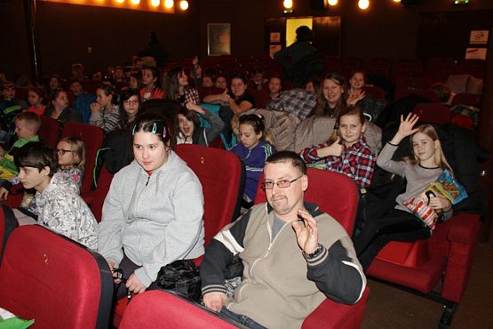 Grafika #9: Ferie na wesoło-4.II.2015 r. wyjazd do kina w Lęborku