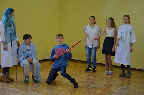 Grafika #15: 28.I.2015 wstęp artystyczne w Szkole Podstawowej nr.6 w Gdyni