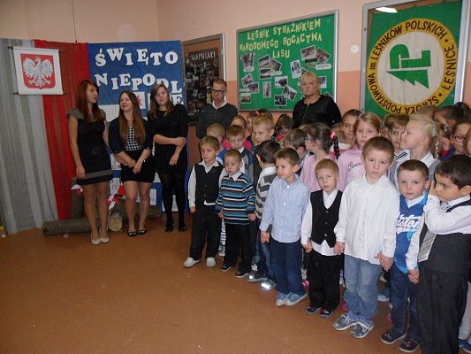 Grafika #0: Apel z okazji Święta Niepodległości.