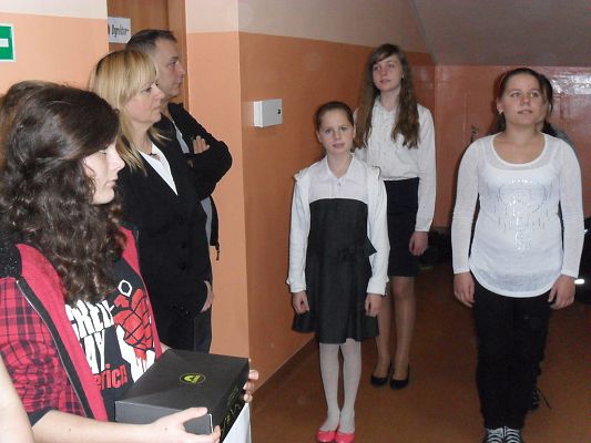 Grafika #9: Apel z okazji Święta Niepodległości.