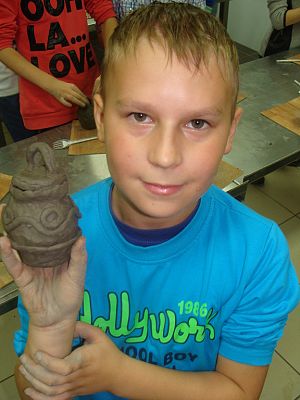 Grafika #7: Lekcja historii klasy IV w lęborskim muzeum