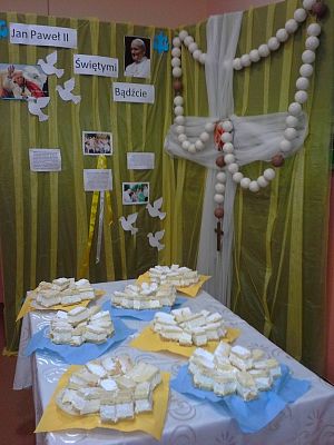 Grafika #7: Jan Paweł II – Świętymi Bądźcie