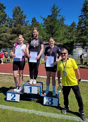 Uczniowie z nauczycielem grafika