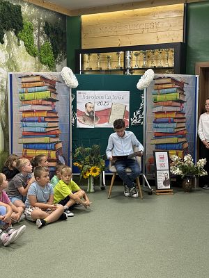 Narodowe czytanie - Szkoła Podstawowa w Leśnicach grafika